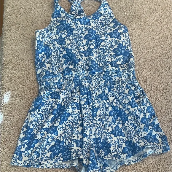Vineyard Vines Girls One Piece Romper - size Medium 10/12 - Picture 1 of 14